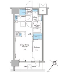 ルフォンプログレ西大井プレミアの物件間取画像